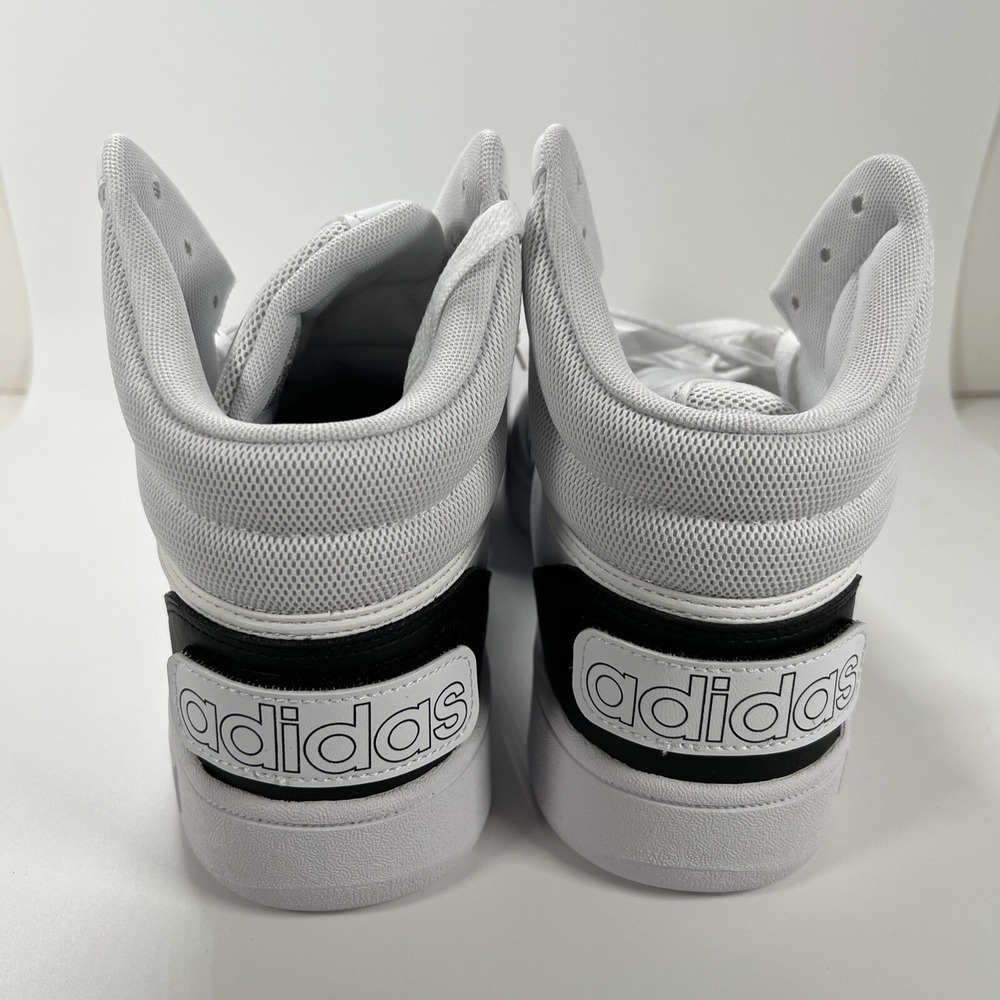 NEW adidas Men's 11.5‎ Hoops 3.0 Mid Basketball Shoe White/Green/Team Royal Blue - Picture 6 of 16